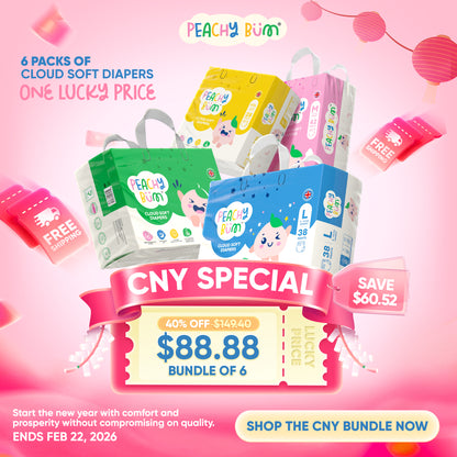CNY 6 Diaper Packs for $88.88