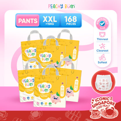 [2 Cartons] 6 Pack Cloud Soft Diapers