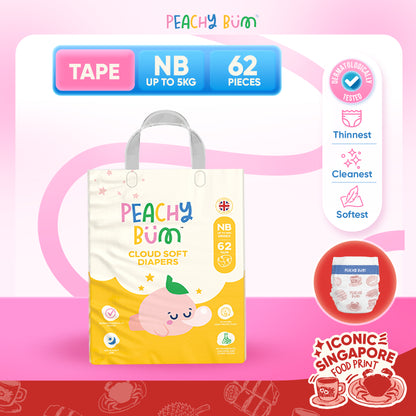[1 Pack] Cloud Soft Diapers